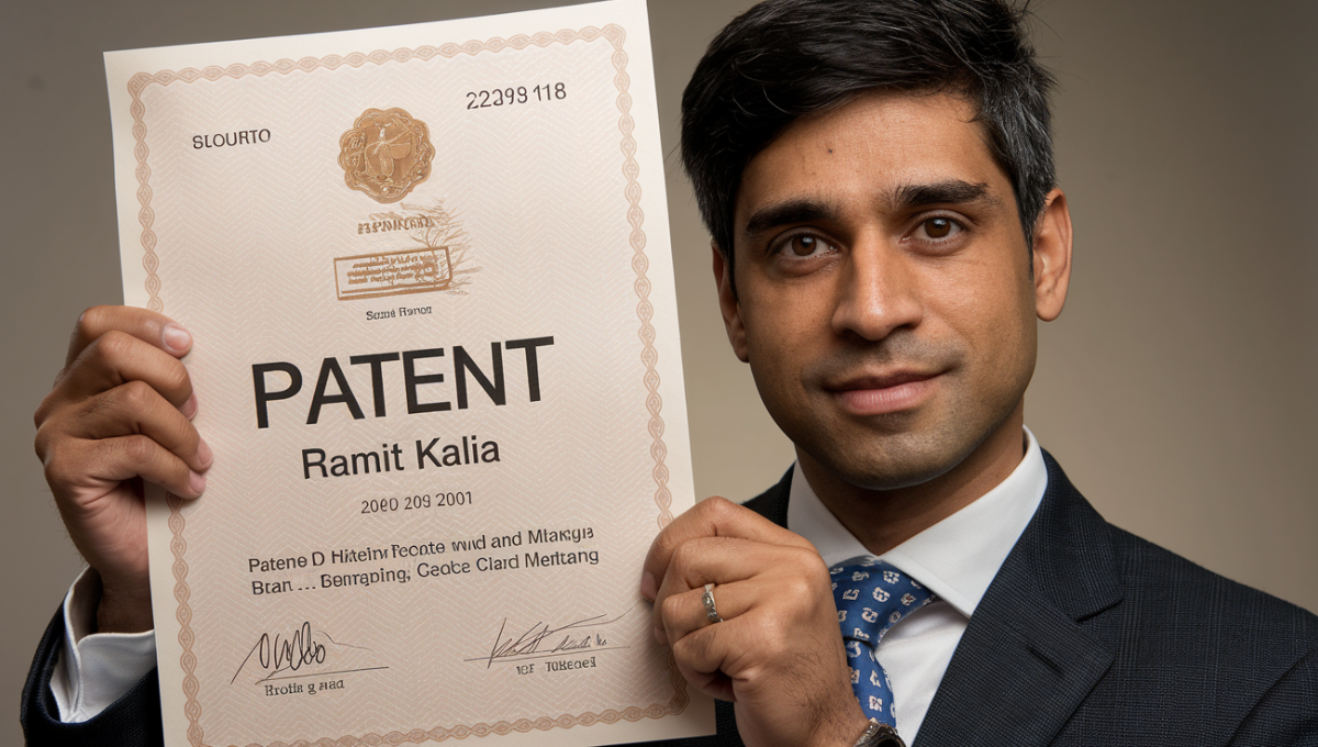 Ramit Kalia Patent